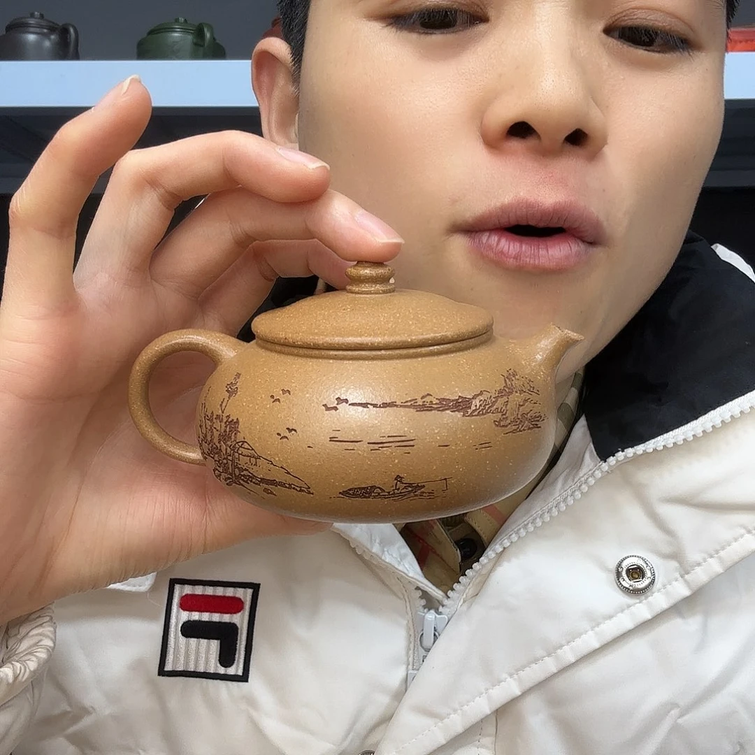 紫砂茶壶民间手艺人全手工制作