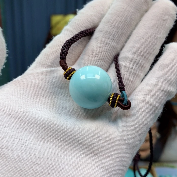 未镶嵌绿松石单珠