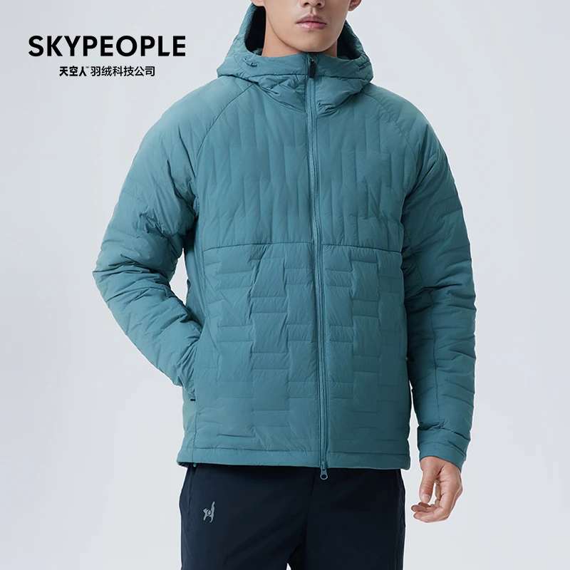 SKYPEOPLE天空人 TCI1 全面伸展™ 男士轻薄短款羽绒服