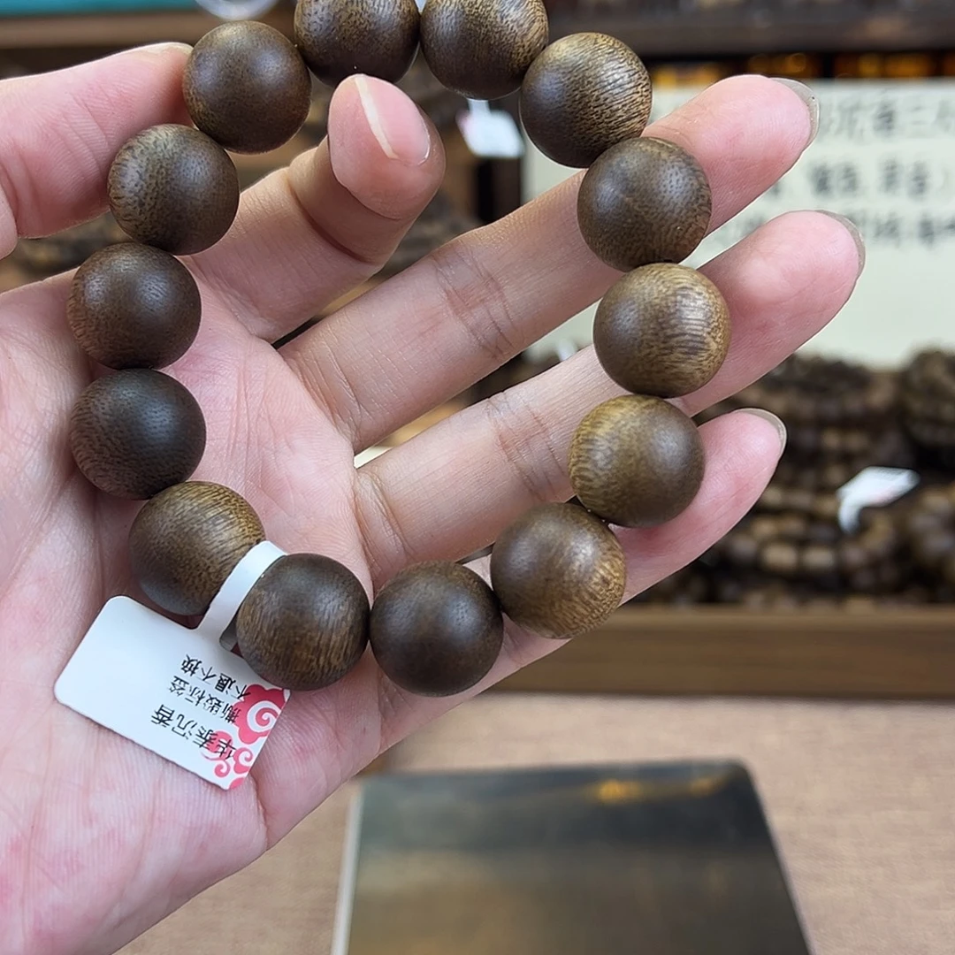 扬***万沉香香囊沉香16圆珠单圈30克