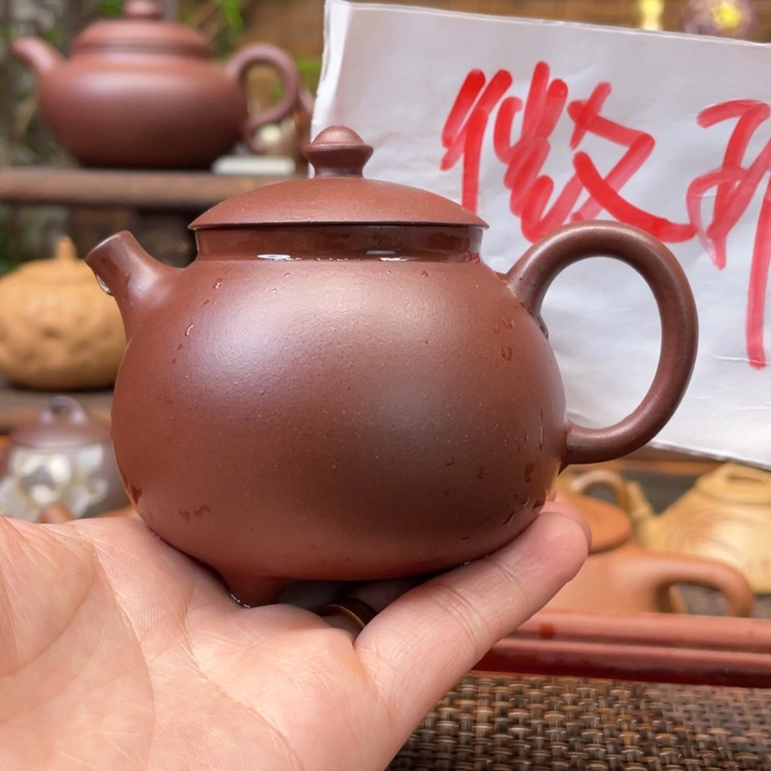 茶壶紫砂宜兴原矿紫砂手工制170