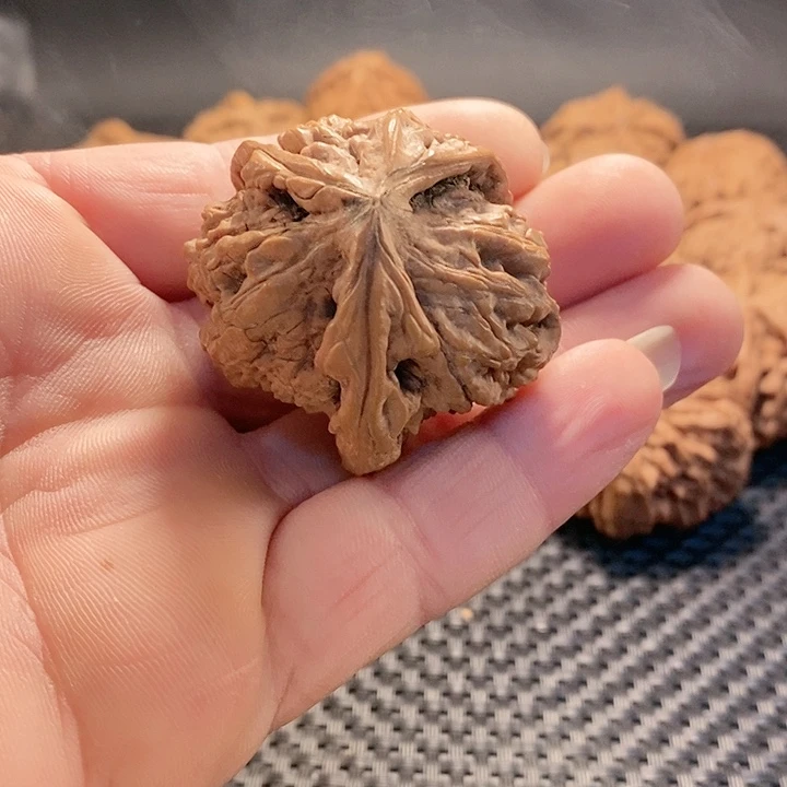 把件文玩核桃官帽三棱全品