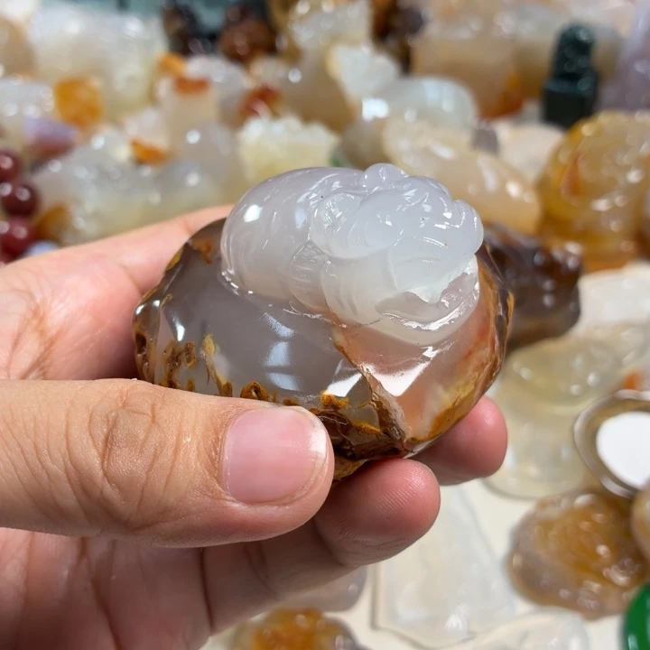 未镶嵌吊坠(不含链)玛瑙/玉髓