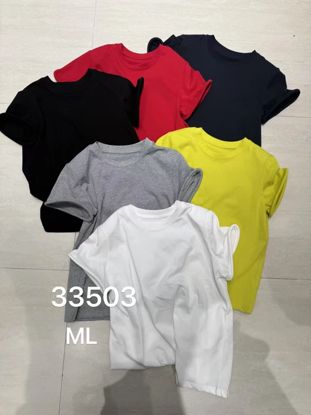 小卷毛圆领垫肩短袖t