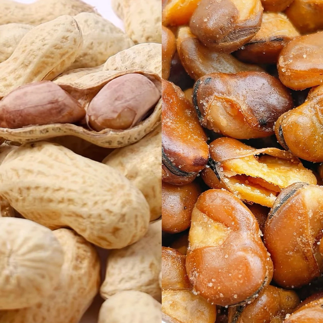 【中源甄选大张哥】兰花豆花生双拼炒货小吃蚕豆下酒菜散装零食