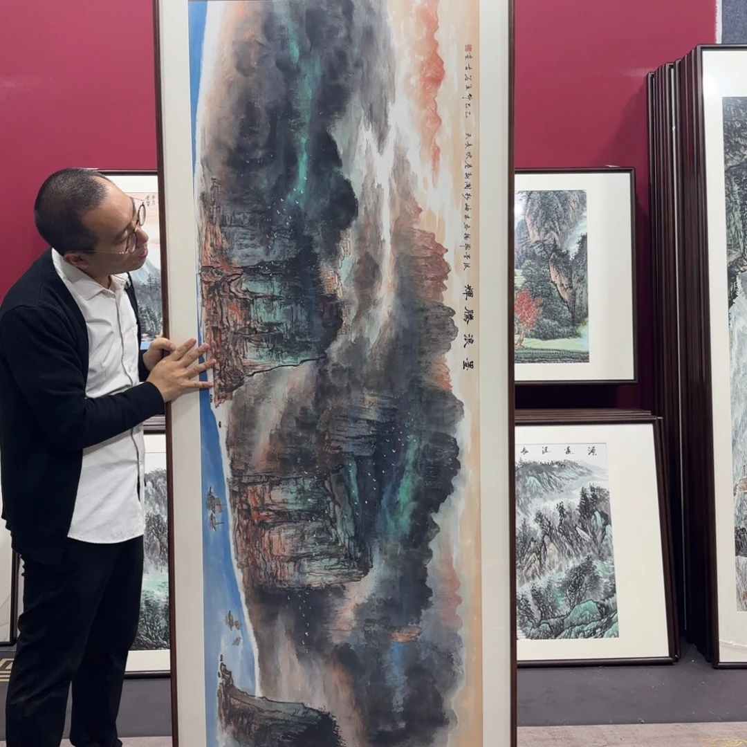 国画手绘作品210/80