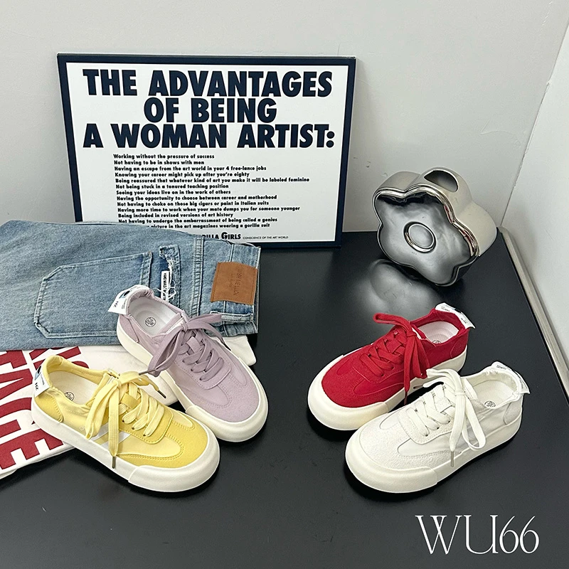 休闲女鞋夏季透气轻奢鞋子女款爆款2025新款徳训鞋厚底百搭运动鞋