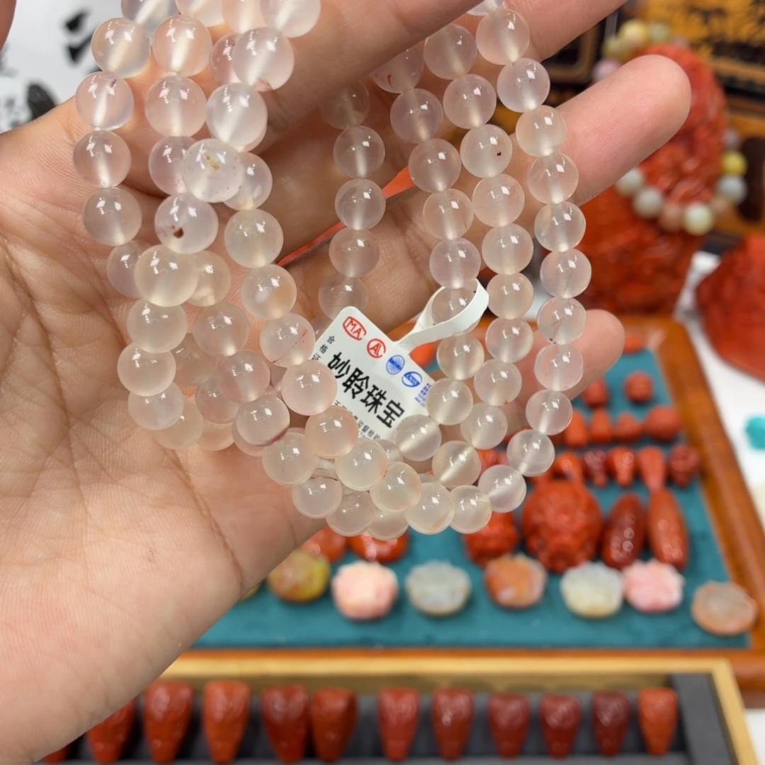 南红玛瑙未镶嵌配饰7mm