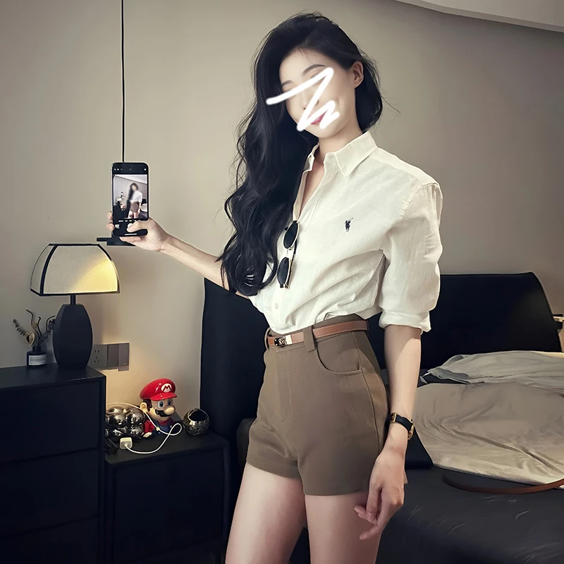 白色职业通勤衬衫女早春2025新款法式超好看衬衣气质长袖上衣0340