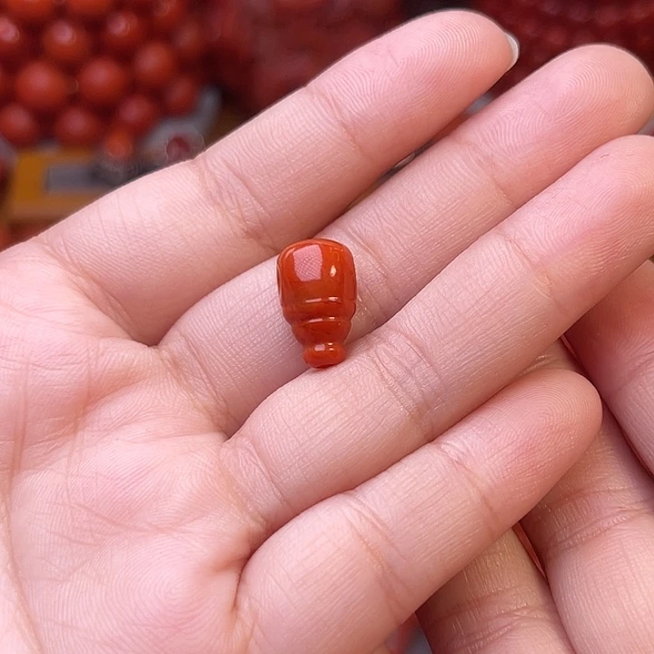 南红玛瑙川料瓦西奶嘴三通8➕尺寸未镶嵌