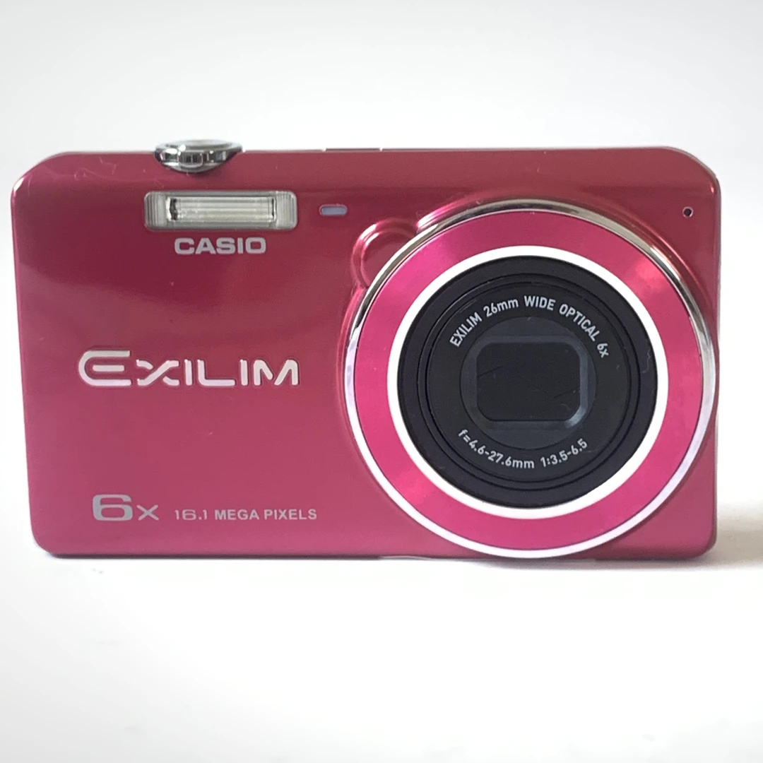 95新 Casio/卡西欧 z770 枚红色 720万像素 奶油肌ccd