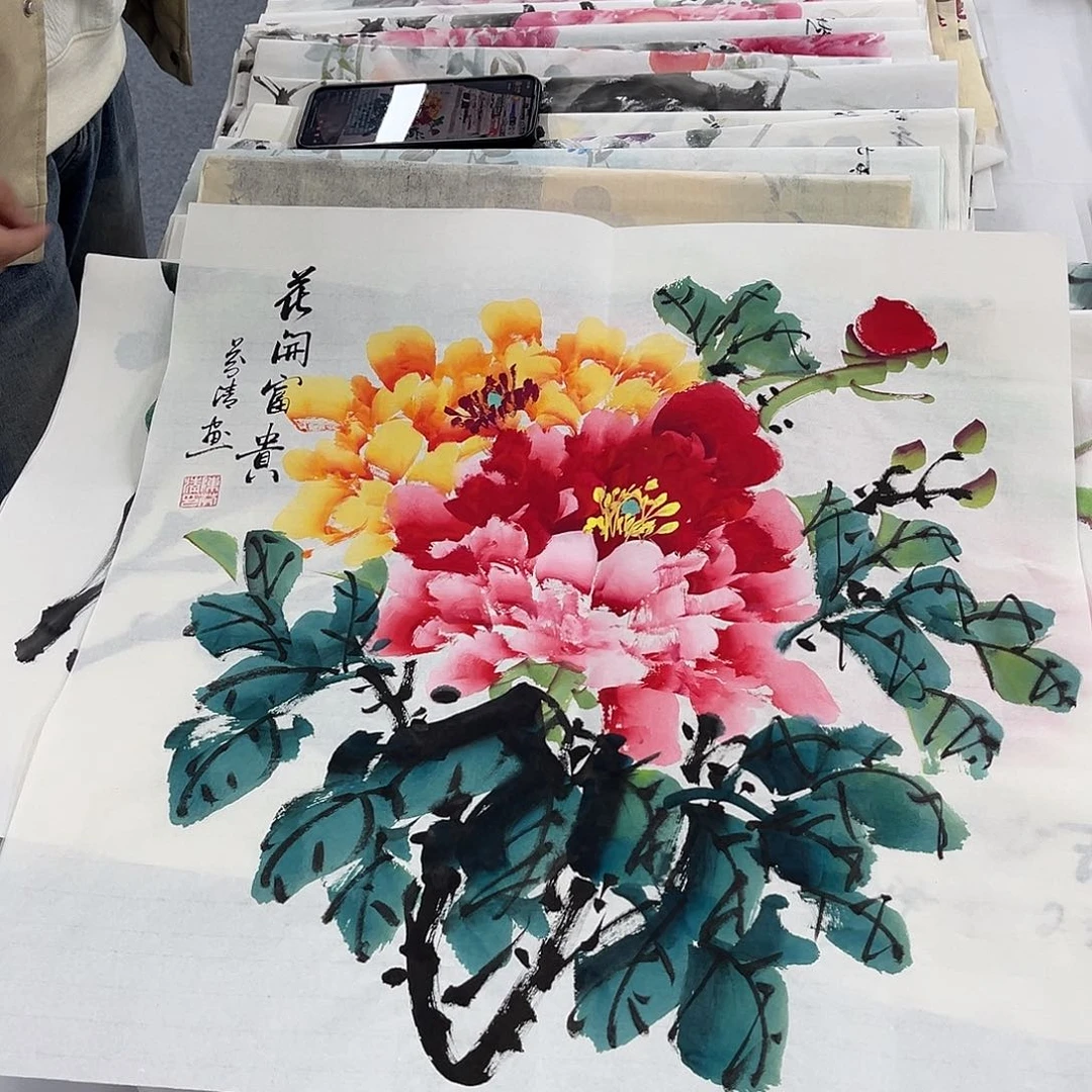 国画纯手绘作品欣赏