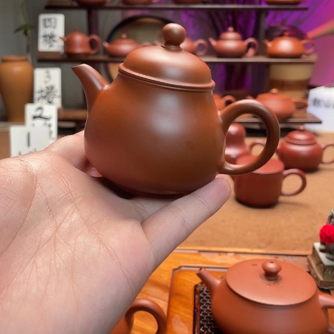 紫砂茶壶火*炎高梨100cc手拉壶