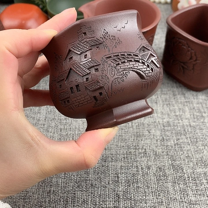 紫砂茶杯高端主人杯