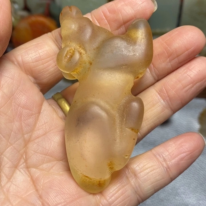 和田玉（糖玉）颈饰未镶嵌