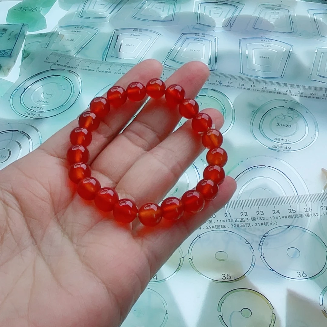 时***巷玛瑙/玉髓合金手链