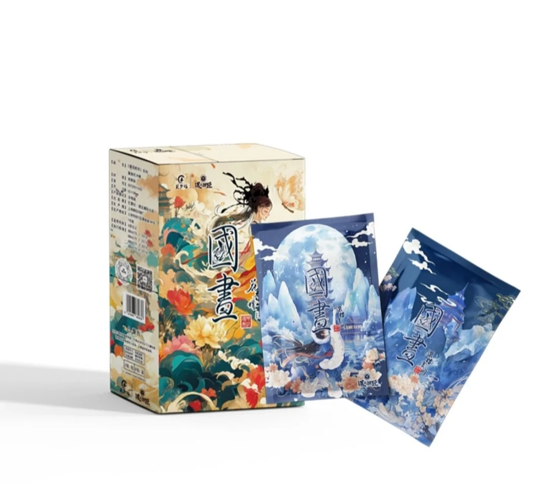 忆青杉·遇见潮玩《国画》系列第3弹《花香蝶舞》【拆卡】