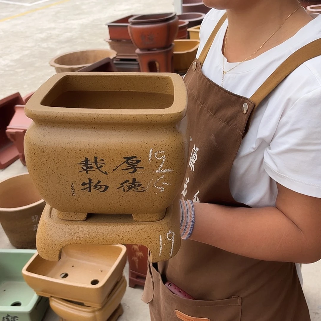 紫砂花盆盆景艺术