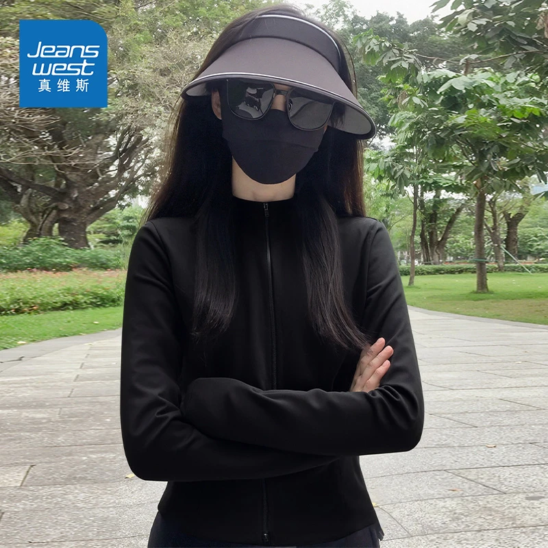 真维斯修身防晒衣女款夏季2025新款冰丝外套防晒服运动上衣显瘦