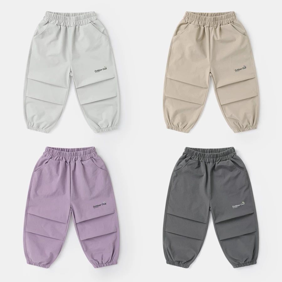 男童山系速干简约长裤春季童装春装儿童小童休闲长裤子春款U16049