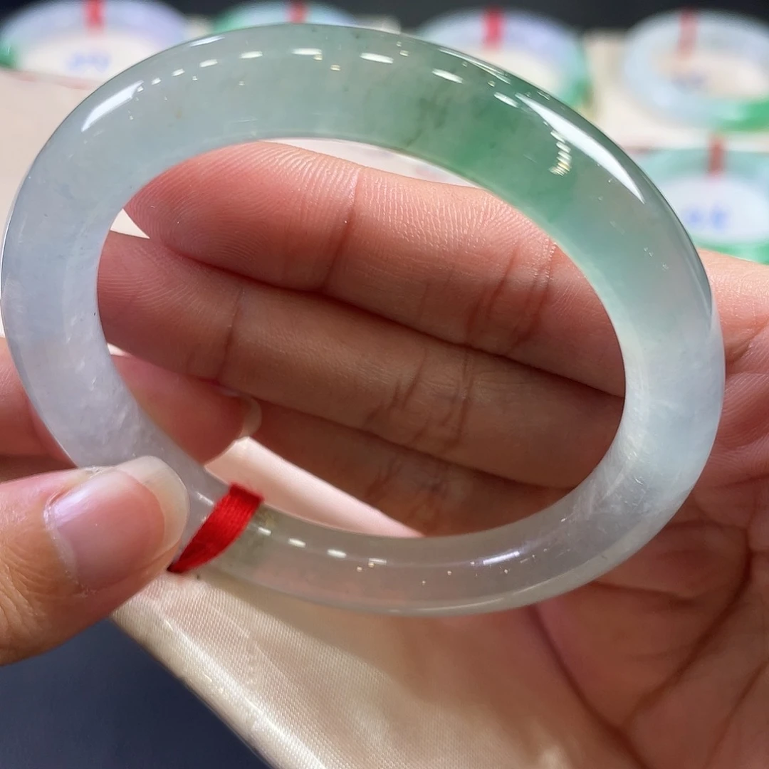 未镶嵌手镯翡翠1号开播福利圆条