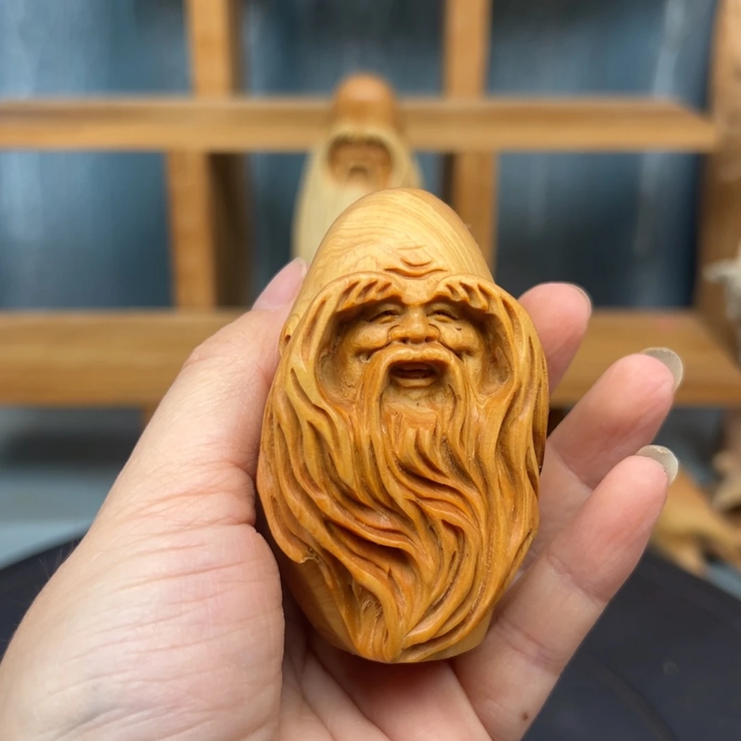 木用****9崖柏木摆件手把件