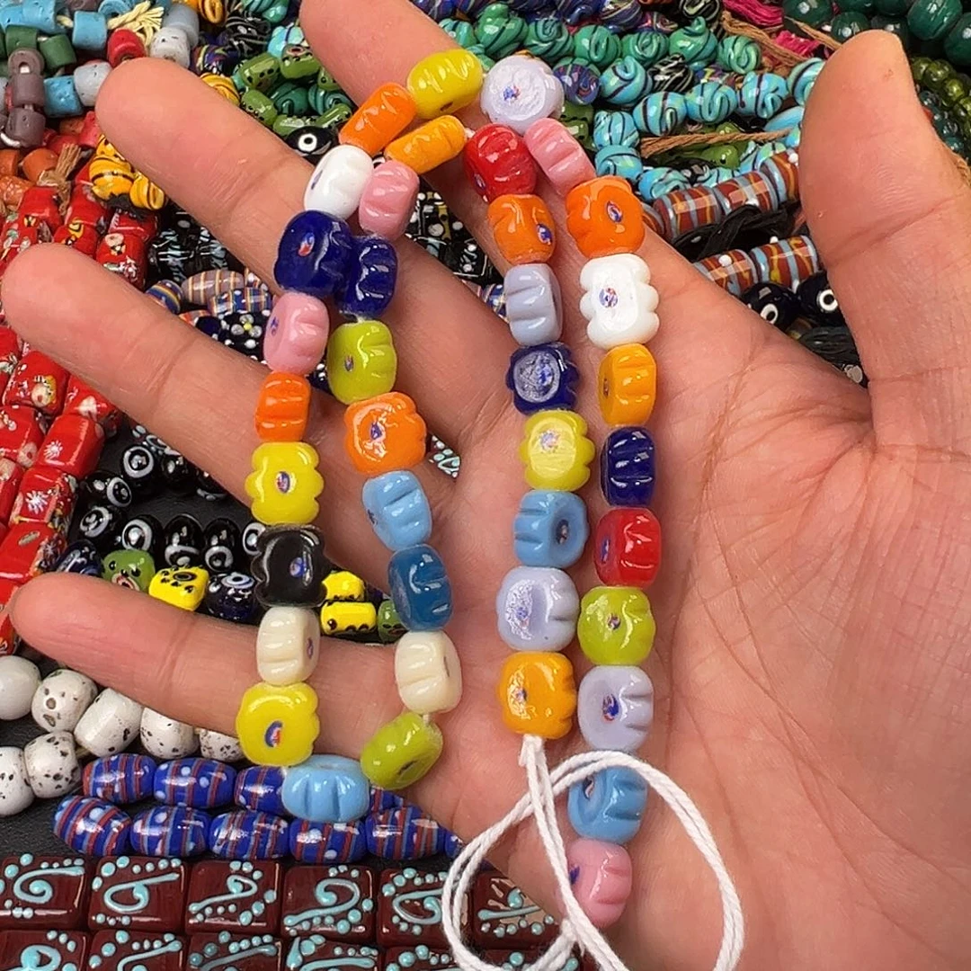 琉璃非金属28 混色饼干珠