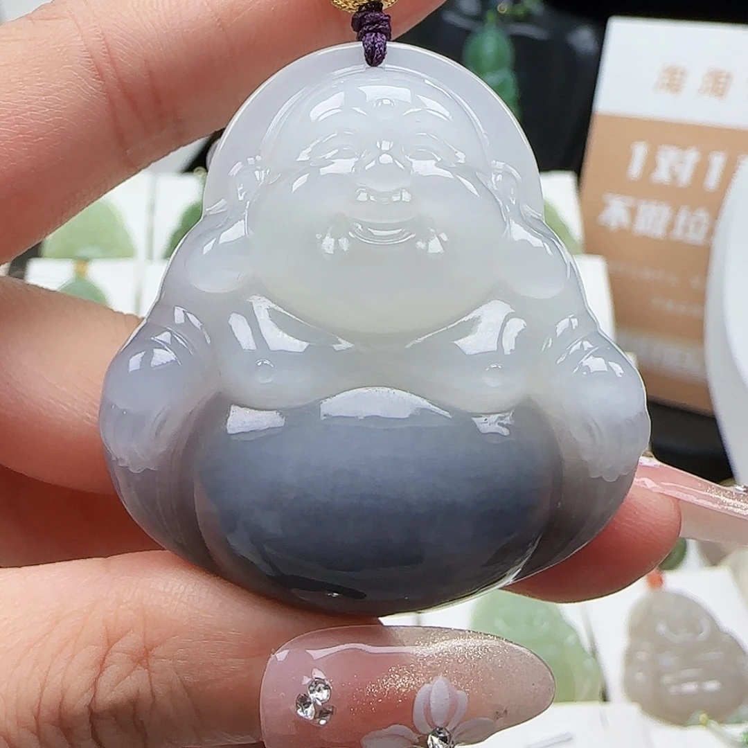 吊坠(赠链)18K金镶嵌和田玉47