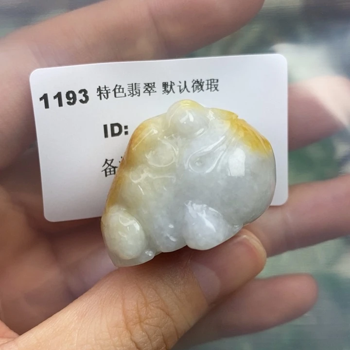 颈饰未镶嵌翡翠吊坠