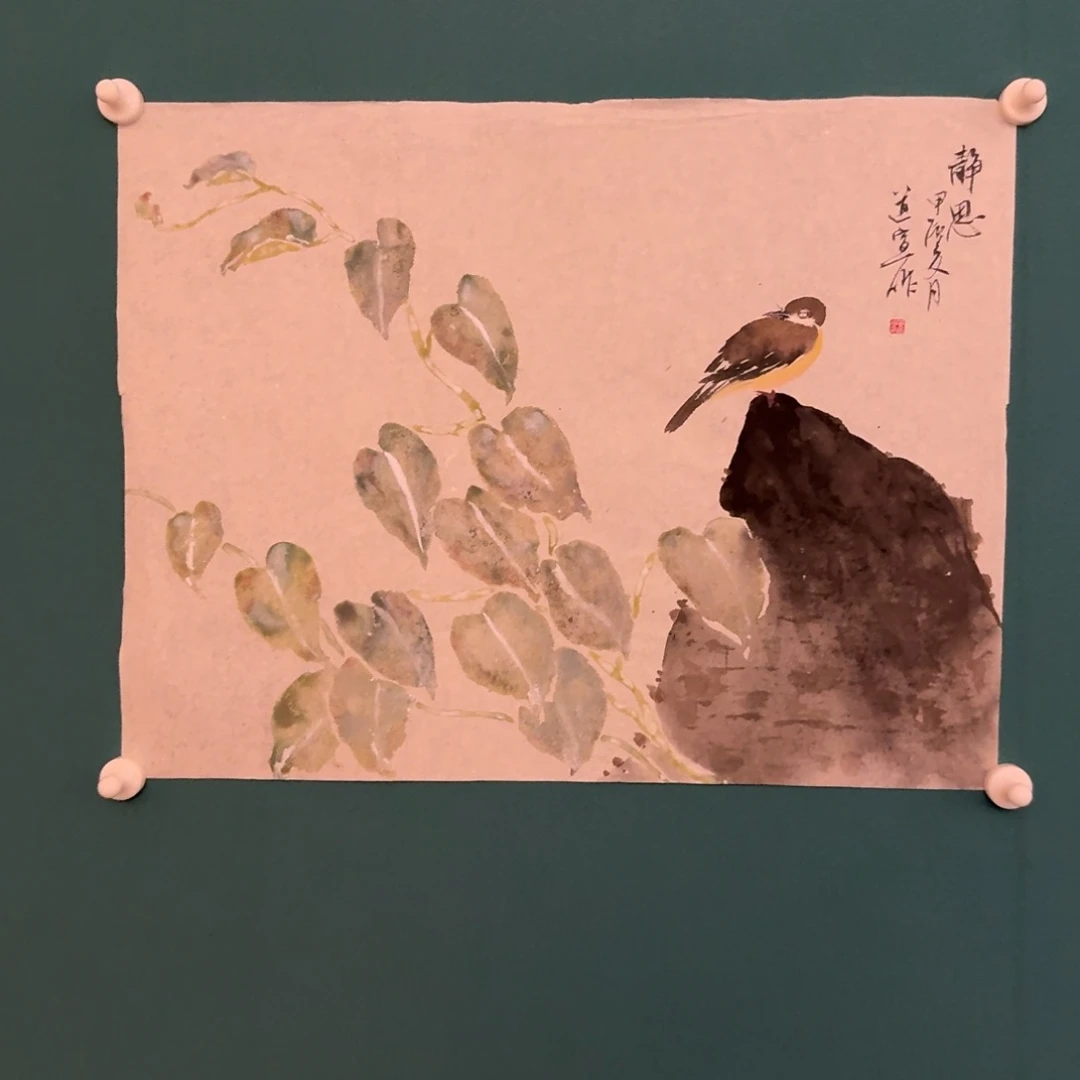 国画董老师作品画作