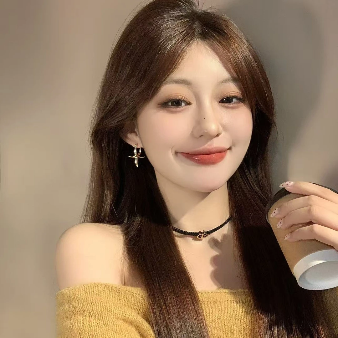 FULL GIRLISH耳环01000时尚少女百搭海星个性耳钉耳饰