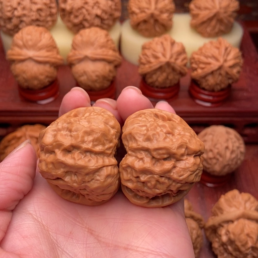 桃核把件延庆蛤蟆头39