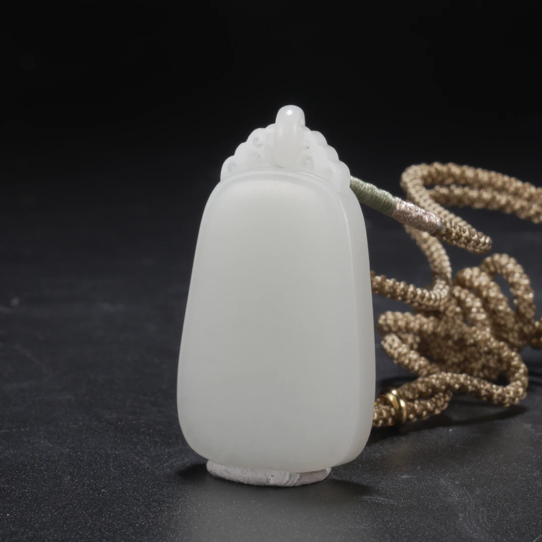 lot29和田玉活环平安牌