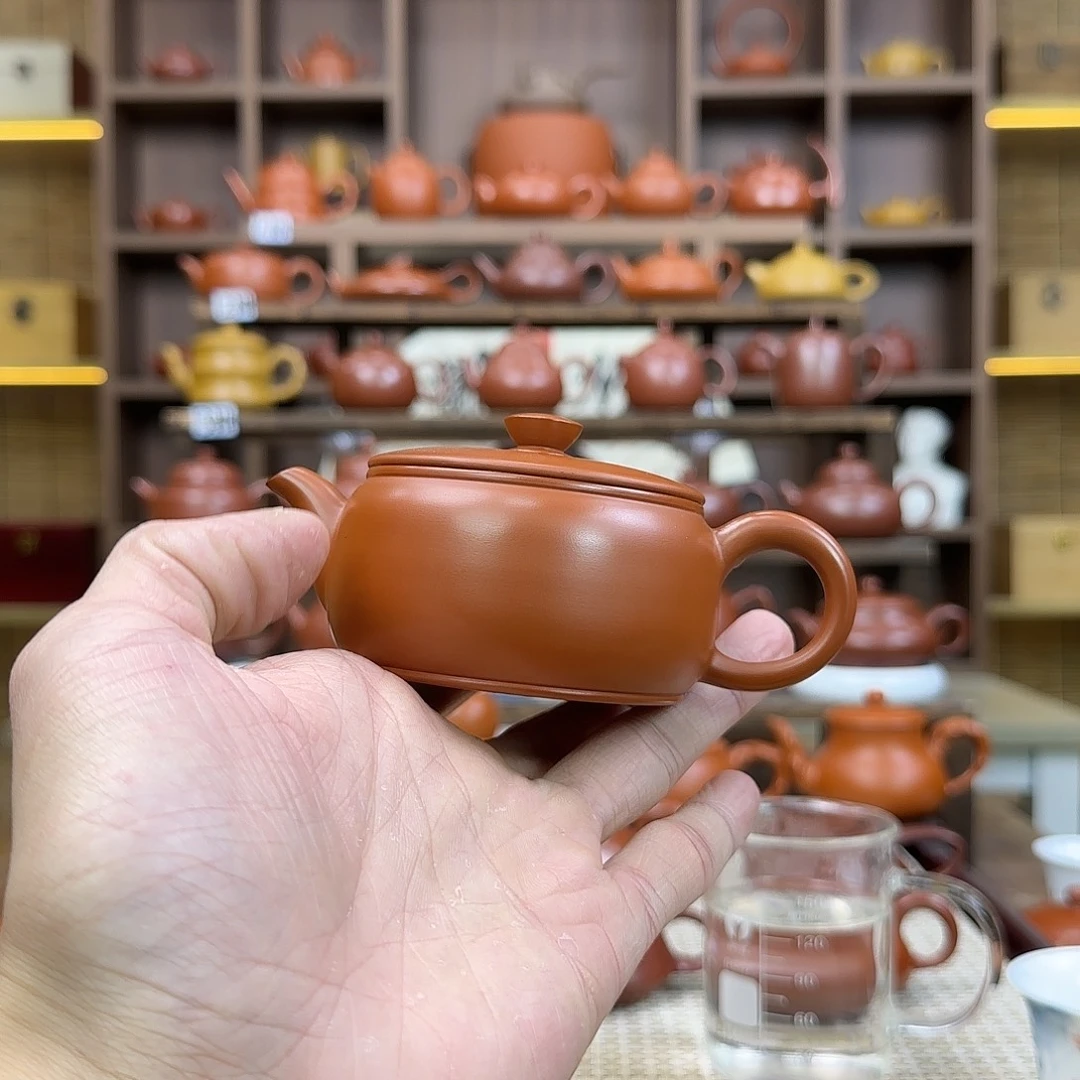 紫砂茶壶潮州手拉壶汉瓦