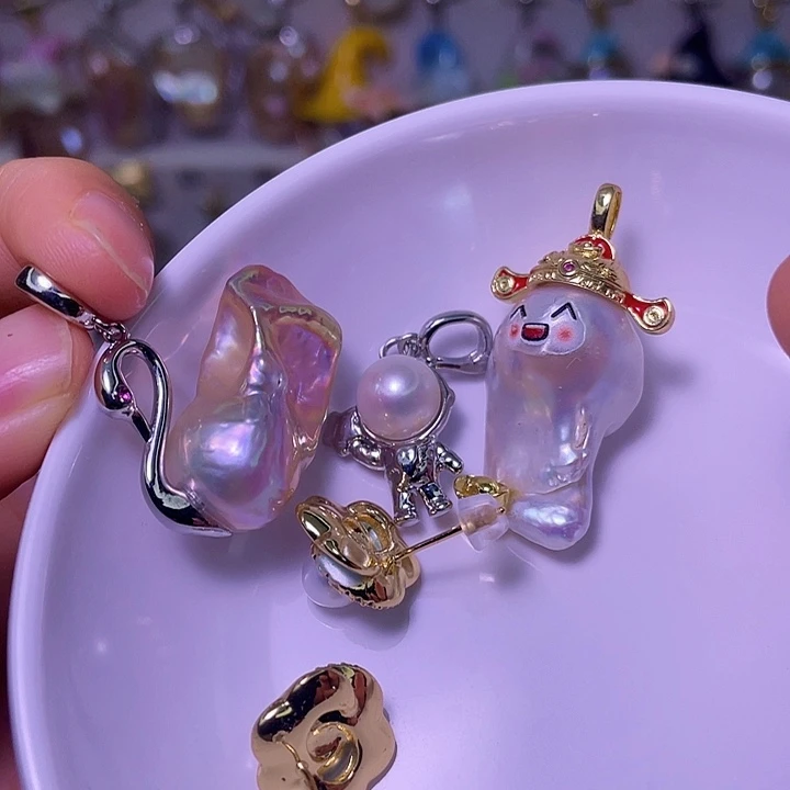 淡水珍珠颈饰合金69