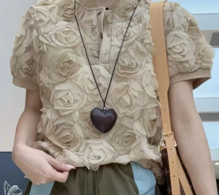 非金属皮质项链 【HAV】  新款时髦百搭爱心项链