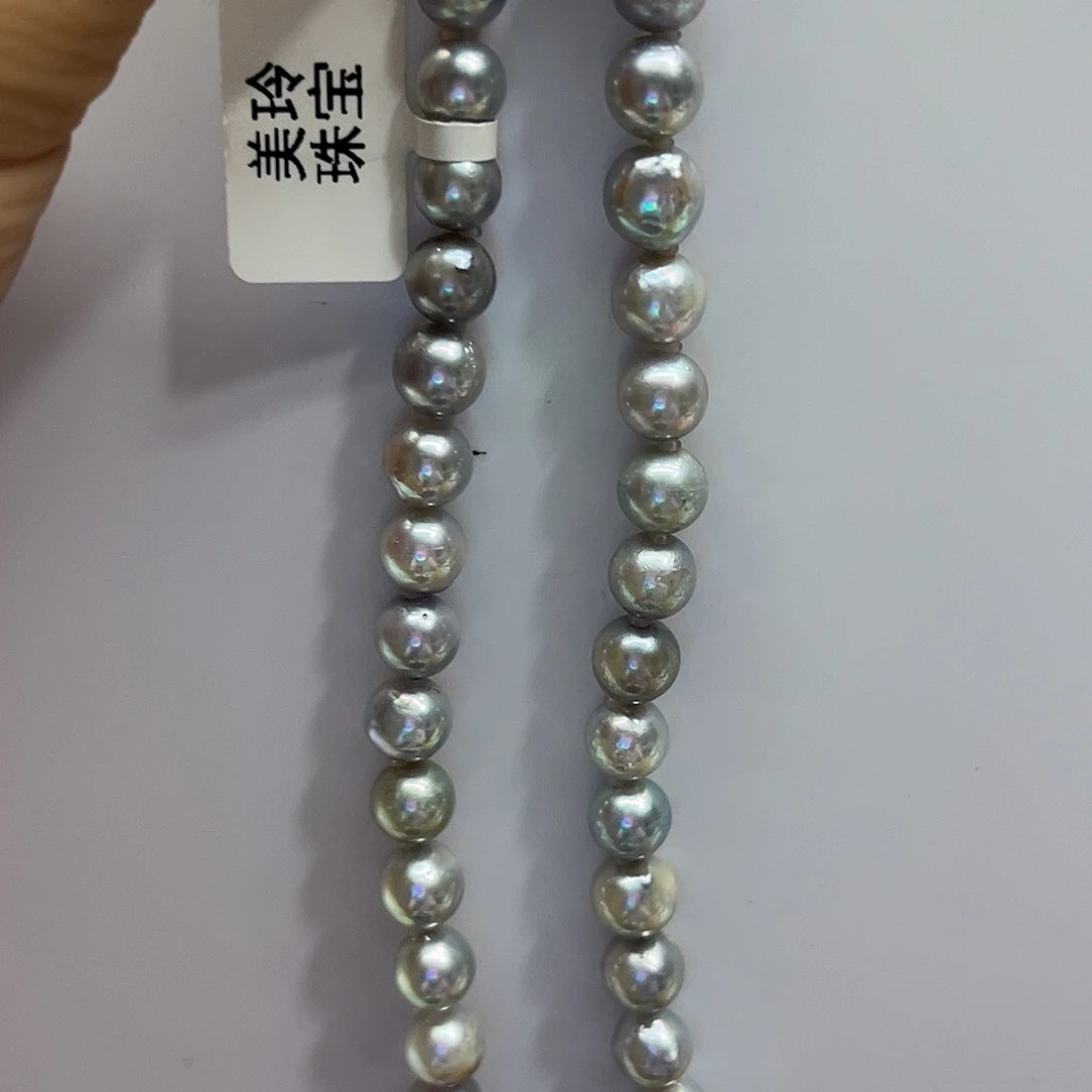 海水珍珠颈饰银S925镶嵌