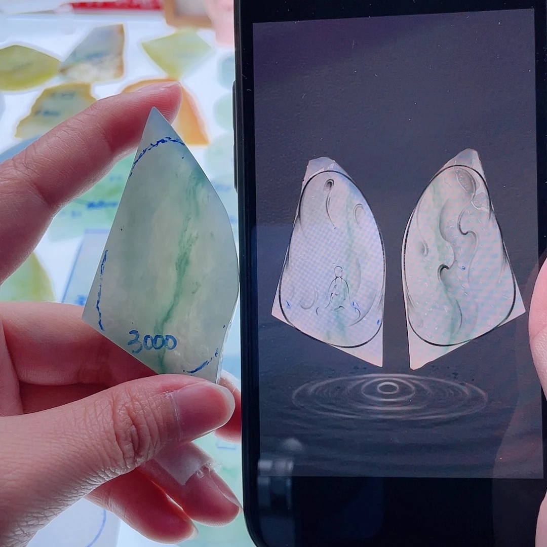 定制翡翠未镶嵌天然翡翠包工