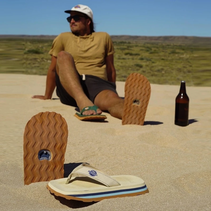 北美牛货！自带开瓶器！男女防滑耐磨夹趾超轻加宽沙滩拖鞋人字拖