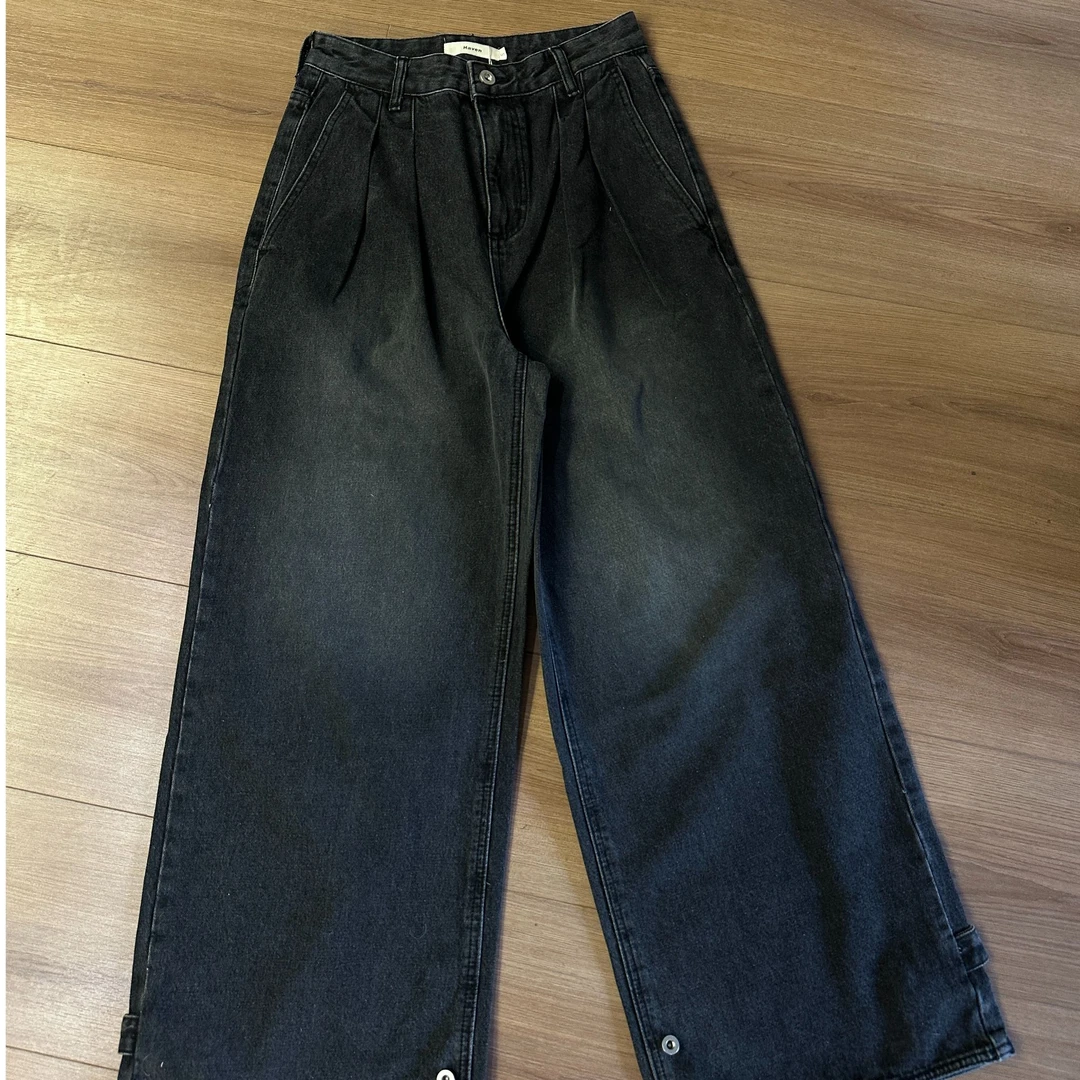 大倩推荐高品复古色牛仔裤