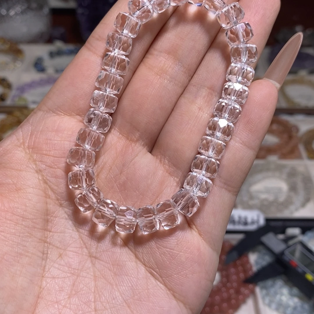 水晶手串未镶嵌白水