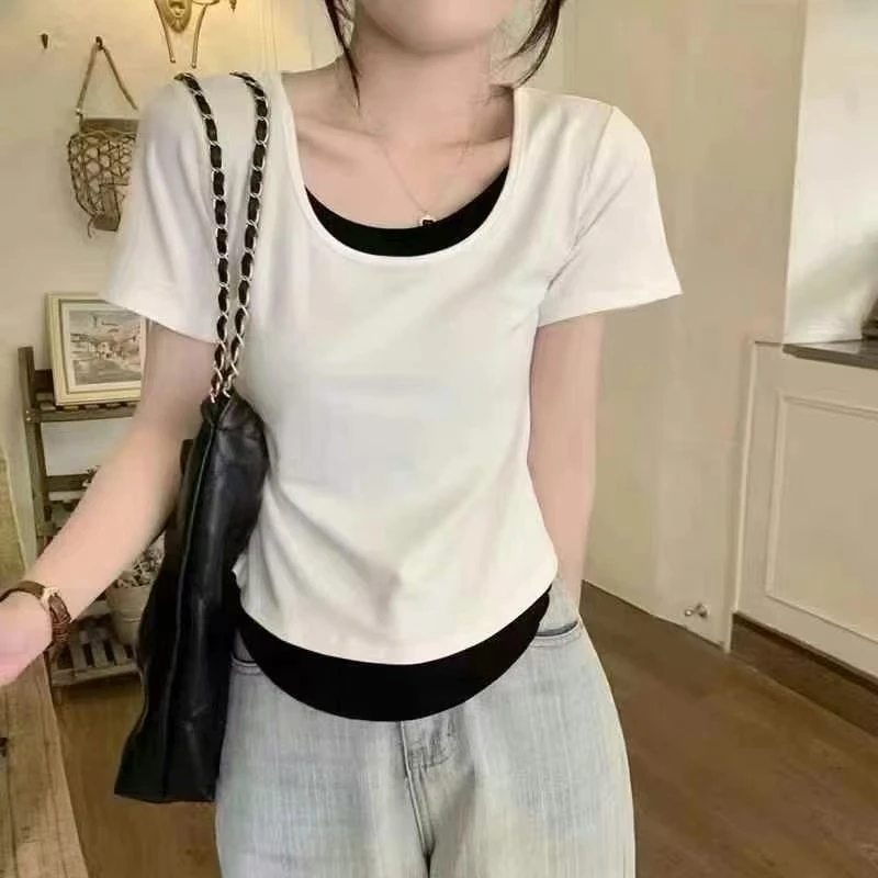 法式小众独特绝美上衣百搭夏季