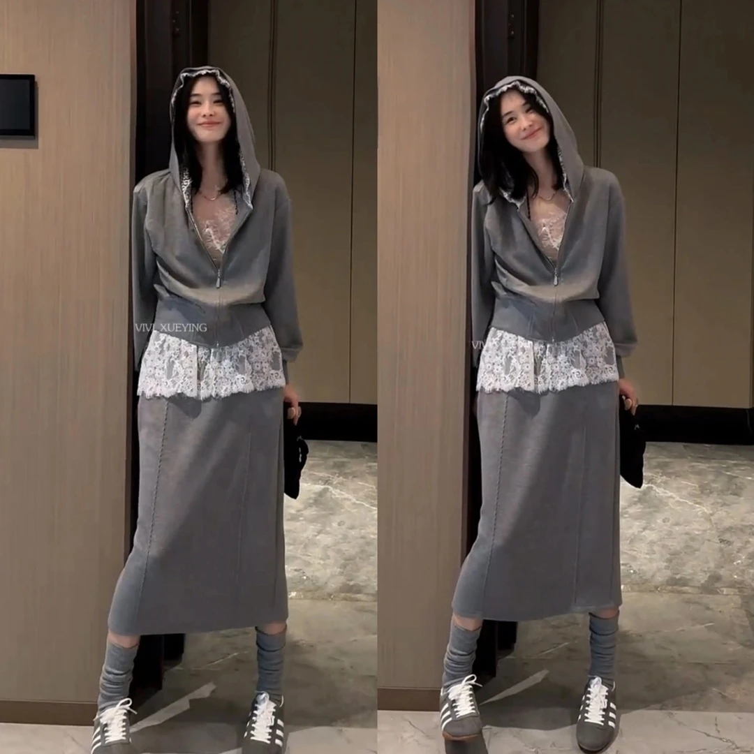 POGU-R 新款卫衣外套裤子休闲设计师款套装TZ-0381