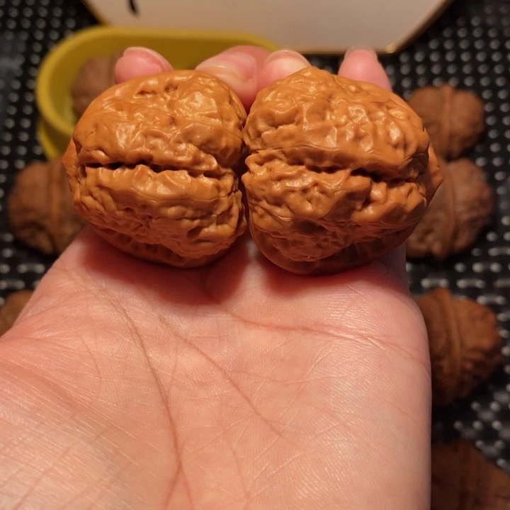 把件文玩核桃四开八腿