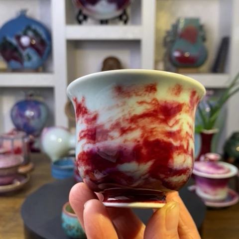 瓷片禹州神后钧瓷原产地~