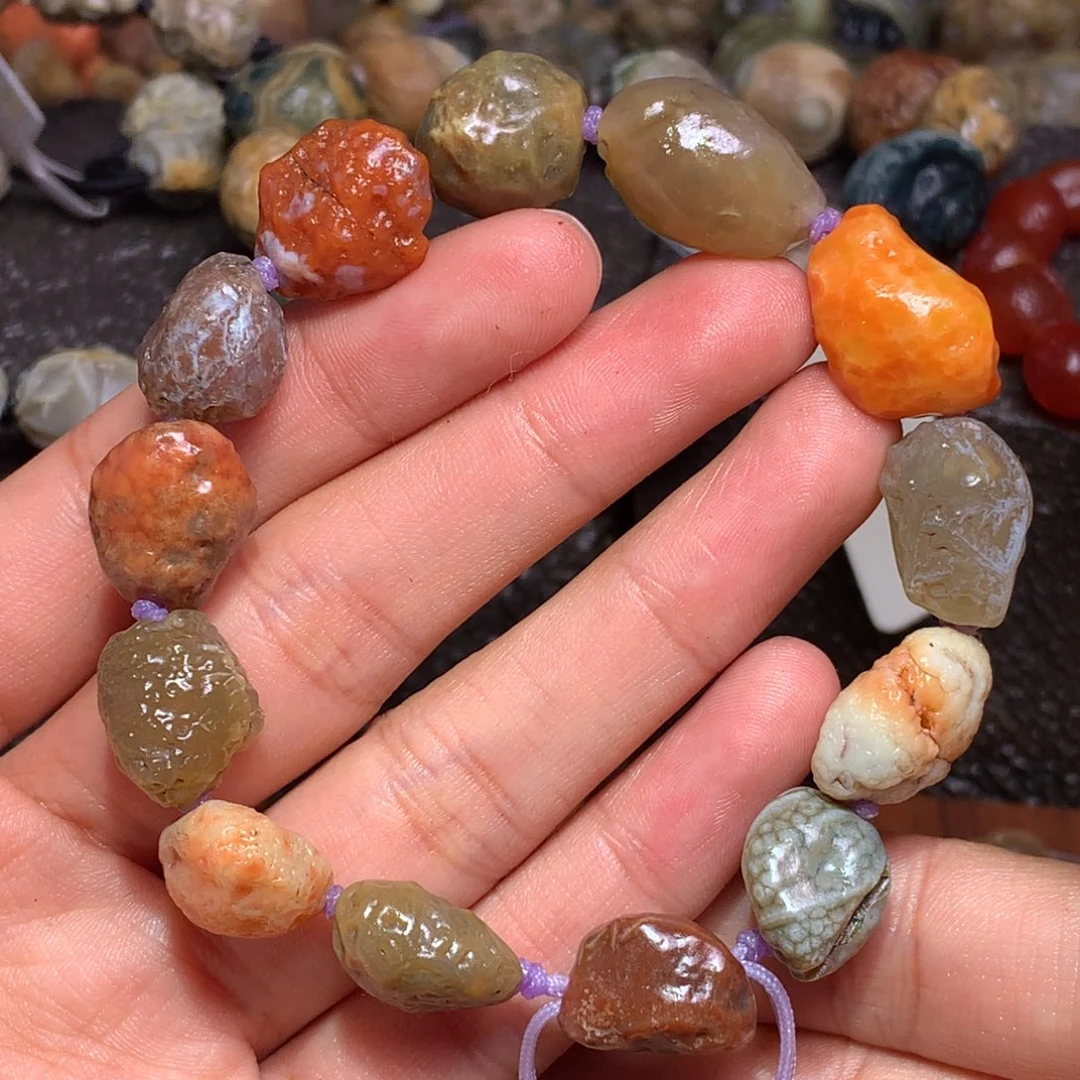 未镶嵌玛瑙/玉髓珠宝半成品