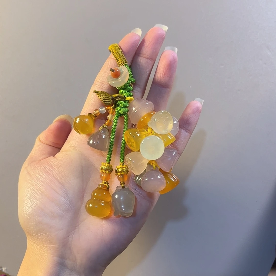 玛瑙/玉髓未镶嵌车挂