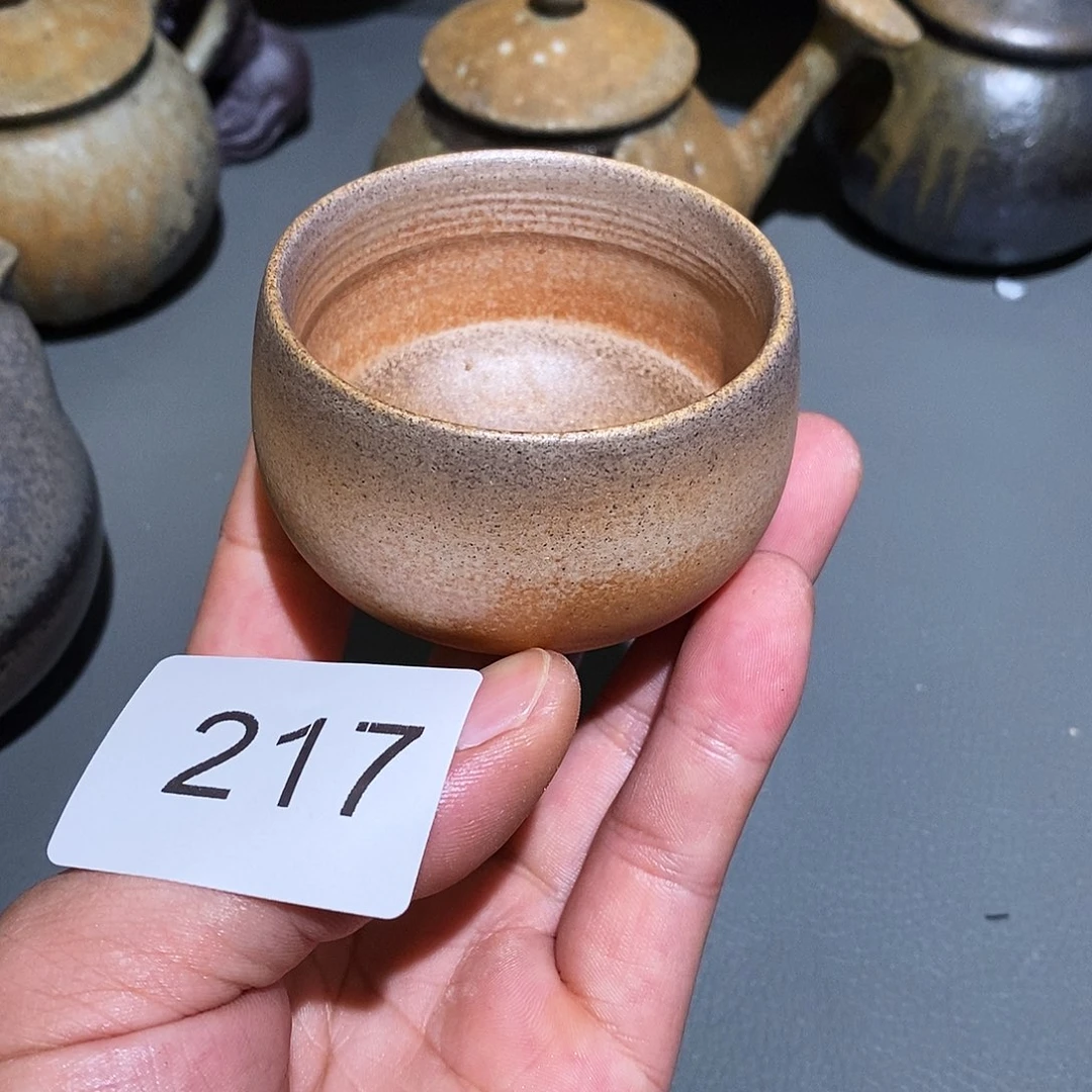 柴烧精品茶器手作