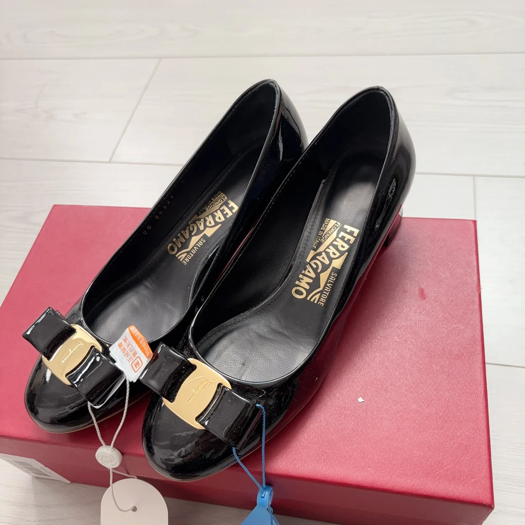 95新 FERRAGAMO/菲拉格慕  菲拉格慕6码高跟鞋/251030VXC1L03