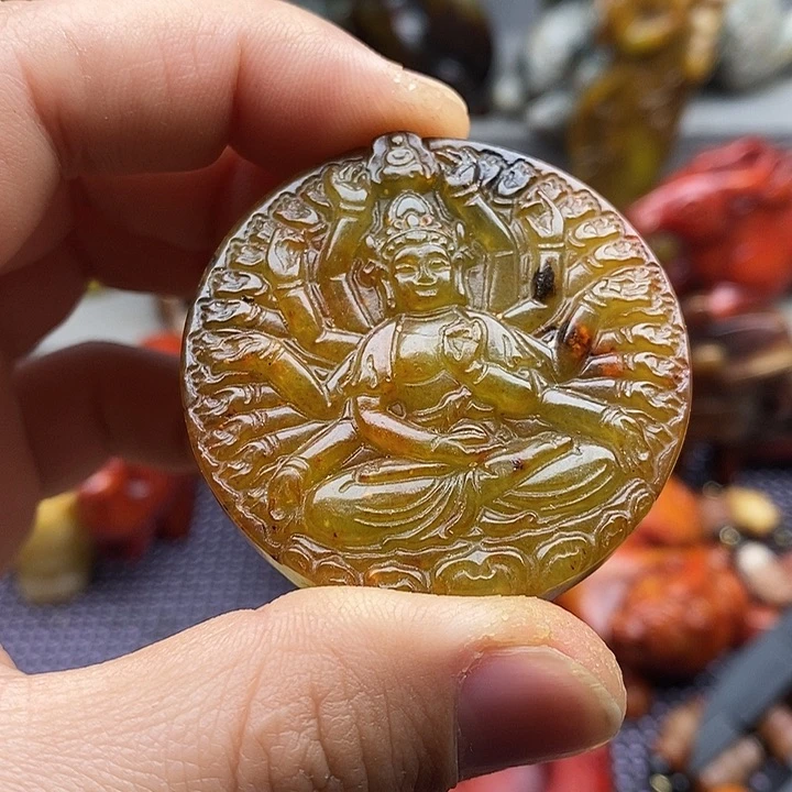 未镶嵌蛇纹石玉颈饰